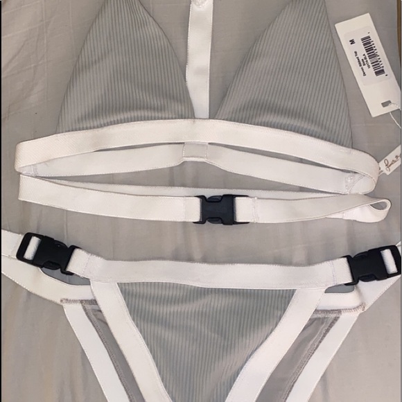 NWT Frankies Devon Set in Slate M top L bottom - Picture 3 of 7